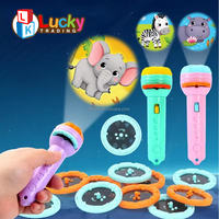 Lucky Toys lampe de poche projecteur jouet pour garçons filles jouet Animal dinosaure véhicule fruits avec 30 projecteurs 80 modèles pour le plaisir