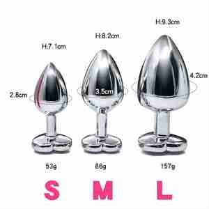 Hot Selling Waterproof <strong>Stainless</strong> <strong>Steel</strong> <strong>Anal</strong> Plug-Colorful Crystal Jewelry Inspired <strong>Sex</strong> <strong>Toy</strong> Real Touch Feeling for Men Women - Product Image 6