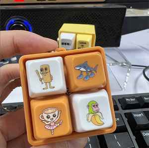 Colgante Sonoro Creativo Brainrot Tung Tung Tung, Colgante Divertido para Mochila de Pareja, Juguetes Antiestrés, Llavero de Teclado - Product Image 2