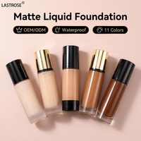 Fond de Teint Liquide Mat 30ml Marque Blanche, Imperméable, Végan, Hydratant, Correcteur, Vente en Gros