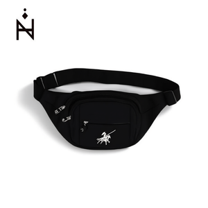 Borsa da donna con ricamo a forma di pony, quattro tasche, 34x14x7.5cm, da indossare in vita - Product Image 1