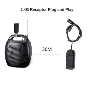 2.4G Sans Fil Micro Discours revers Mégaphone Micro Pour Haut-Parleur D'enseignement Réunion Guide Micros - Product Image 3
