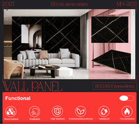 Panneau de plafond moderne en PVC ignifuge et durable, aspect marbre, revêtement mural en plastique, imperméable, insonorisant, WPC
