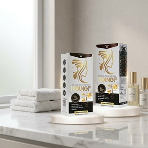 Crema de Coloración Capilar Permanente Innovadora y Aromática para Cobertura Profesional del Cabello Gris y Protección del Cabello - Product Image 1
