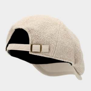 Béret britannique vintage pour homme et femme, chapeau d'automne et d'hiver en laine d'agneau épaisse et chaude, casquette de newsboy pour l'extérieur - Product Image 3