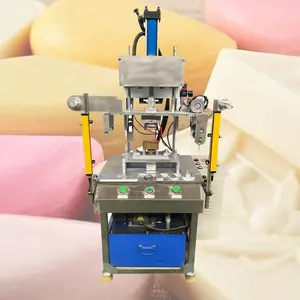 Otomatik el yapımı sabun logo baskı baskı şekillendirme makinesi sabun presleme makinesi kalıp makinesi için sabun
