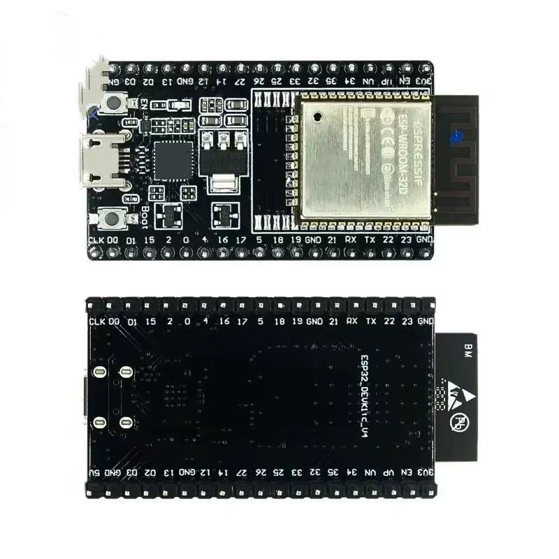 Проектная плата ESP32 DevKitC, опорная пластина ESP может быть оснащена модулем-32D/32U