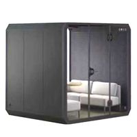 Mobilier de bureau intérieur Cabine téléphonique de réunion publique automatique Cabine de bureau insonorisée