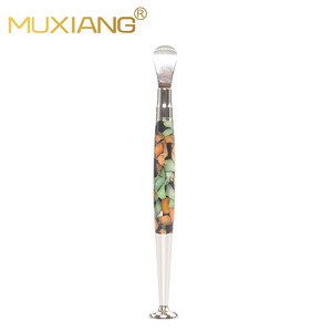MUXIANG Pipe Tamper Cleaning Needle Metal Camouflage Floral Reusable Smoking Pipe Accessory - Product Image 1