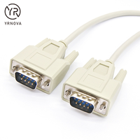 Cable conector de terminal RS232 macho a macho DB9 Cable de conexión de puerto serie aislado de PVC Cables de datos y conjuntos de cables