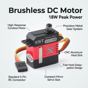 <span class=keywords><strong>Micro</strong></span>-actuateur de haute précision KST X12-508 8.4V 0.07s Servomoteur sans noyau pour cardans optiques intelligents et lignes d'automatisation miniatures - Product Image 1
