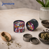 Boîte d'emballage cylindrique en kraft imprimée sur mesure, tube en carton recyclable, tube en papier avec insert en EVA pour broyeur d'herbes sèches