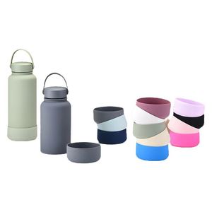 Botella de agua deportiva de doble pared de boca ancha de fábrica con pajita y tapa de gran capacidad productos más vendidos - Product Image 2