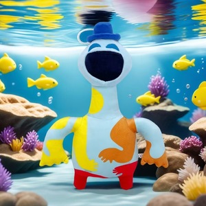 Nuevo Peluche Súper Suave de Dinosaurio Verde y León, Serie Nightmare <span class=keywords><strong>Critters</strong></span> Bobby 4, con Relleno de Algodón PP Lavable - Product Image 6