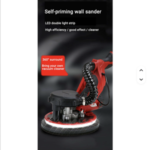 225MM Wall Putty Sandpaper Machine Self-vacuuming <b>Ceiling</b> BG-220 High-Power Motor Delivers 1390W for Efficient Sanding of Large - Product Image 3