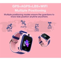 Montre connectée 4G pour enfants, localisation LBS, appel téléphonique SOS, carte SIM, caméra, horloge, réveil, montre électronique pour enfants, cadeau pour garçons et filles