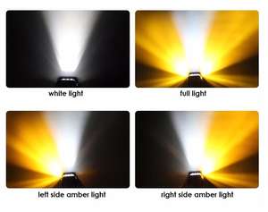 Tirador lateral de 4 '36W, cubos LED todoterreno, vainas de luz de trabajo, azul, rojo, ámbar, doble Sider, intermitente estroboscópico, lámpara antiniebla de conducción para UTV RZR - Product Image 5