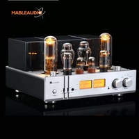 MABLE X11 6L6 Push 845 Sınıf A Vakum Tüplü Ev Tipi Amplifikatör Alüminyum 115V/230V