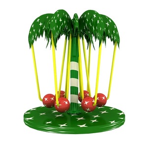 Giostra Elettrica per Parco Giochi al Coperto, Altalena con Palma in Schiuma Morbida per Casa, Scuola, Centro Commerciale e <span class=keywords><strong>Parchi</strong></span> Divertimento - Product Image 2