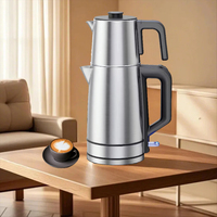 Accessoires de cuisine pour la maison Bouilloire électrique en acier inoxydable Pichet à eau Samovar pour le chauffage et le thé pour l'hôtel.