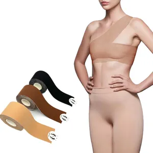 Ruban adhésif élastique noir résistant à l'eau pour poitrine généreuse, très populaire - Product Image 1