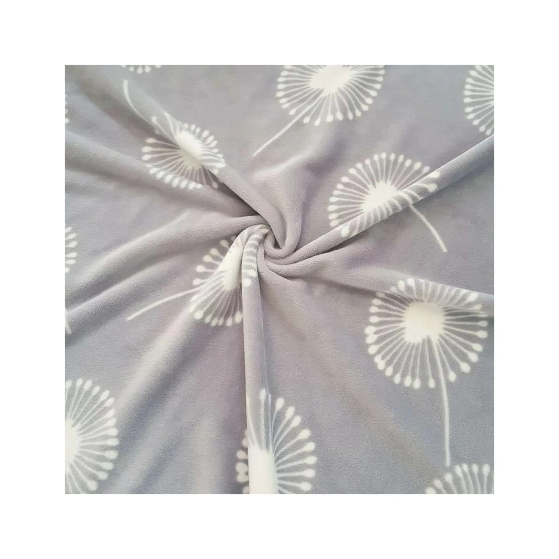 Super soft spandex print polar fleece double velvet polyester knit fabric