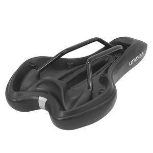 WKL modelo 1601 precio de fábrica sillín de bicicleta FOO cuero + espuma de poliuretano + silicona 280*160mm 422G ventilación de bicicleta de carretera - Product Image 5