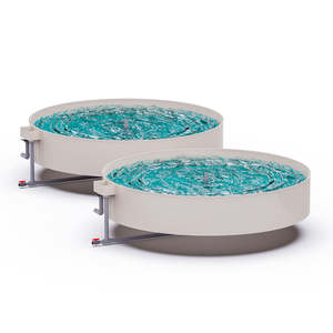 Sistema de Acuicultura Recirculante Temporal para Cría y Cultivo de Peces en Piscinas de PP - Product Image 1