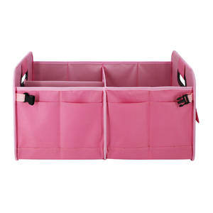 Caja de Almacenamiento Plegable para Auto, Multicompartimentos, Base Fija, Organizador de Maletero, Grande, Lavable, Organizador de Equipaje para Vehículo - Product Image 1