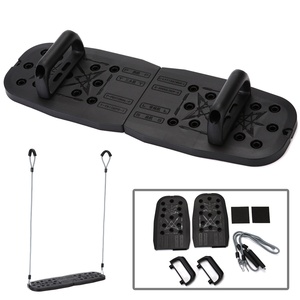 CZFIT Factory Best Seller Portable Foldable Home Gym Equipment Push-<b>Up</b> Board and Pilates <b>Bar</b> Dip <b>Stands</b> for Home Exercise Us - Product Image 6