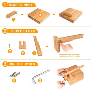 Tortilla Báo Chí <span class=keywords><strong>roti</strong></span> nhà sản xuất lớn tre gỗ Tortilla Báo Chí với cán Pin quesadilla nhà sản xuất cho tự chế Tortilla - Product Image 4