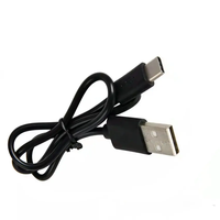 Câble de charge rapide USB Type-C 2A de 30 cm pour téléphones Android, batteries externes, montres connectées, enceintes, conducteur en cuivre pur
