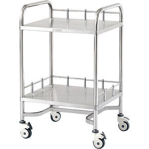 HaoHan 2025 새로운 공장 가격 스테인레스 스틸 카트 의료 기기 트롤리 병원 가구 판매 - Product Image 3