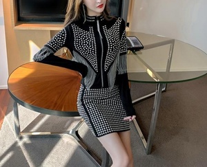 <span class=keywords><strong>2025</strong></span> abbigliamento femminile Fashionally Versatile, dimagrante e confortevole. Best-seller. Set due pezzi di diamanti: <span class=keywords><strong>Top</strong></span> e gonna - Product Image 4