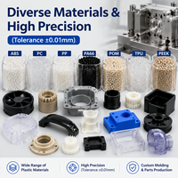 Pièces en plastique moulées par injection pour équipements de fitness sur mesure, qualité alimentaire, tolérance de haute précision, OEM/ODM, vente en gros