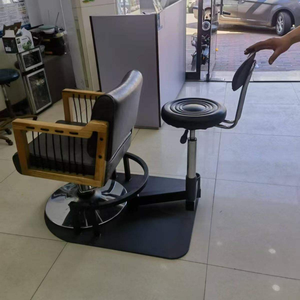Sillón de Barbería de Lujo de Acero con Rotación de 360 Grados, Bomba Hidráulica, Diseño de una Pieza, Taburete de Trabajo Grande, Económico y de Alta Comodidad para Barbería - Product Image 4