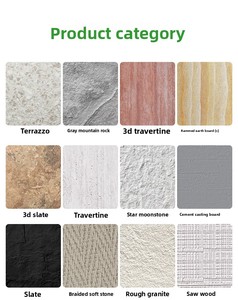 Panneau mural en <span class=keywords><strong>pierre</strong></span> andesite ultra-mince flexible à motif étoile-lune, ignifuge, imperméable, <span class=keywords><strong>décoration</strong></span> intérieure et extérieure - Product Image 3