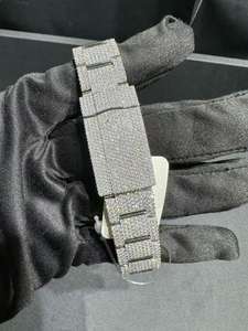 Orologio Meccanico Automatico con Moissanite VVS Incastonata, Quadrante Completamente Diamantato, Cristallo Zaffiro, Orologio di Lusso con Stile Hip-Hop Ice Out - Product Image 2