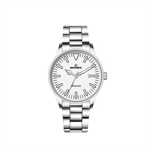 Montre mécanique automatique pour homme, finition polie miroir, mouvement Miyota 9015, boîtier en acier inoxydable 316L, boucle à ardillon - Product Image 3