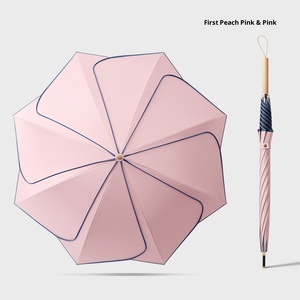 Paraguas de Varilla Recta con Mango Largo, Doble Propósito, Protección UV contra la Lluvia y el Sol, <span class=keywords><strong>Protector</strong></span> <span class=keywords><strong>Solar</strong></span> para Mujeres, Fabricantes - Product Image 6
