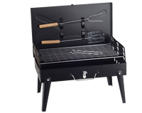Barbecue pliable portable pour le camping en plein air, 3-5 personnes, facile à emporter