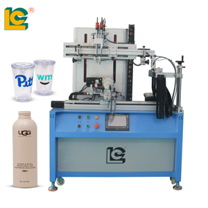 Machine de sérigraphie à écran tactile avec lampe UV pour bouteilles en verre et en plastique - Product Image 1