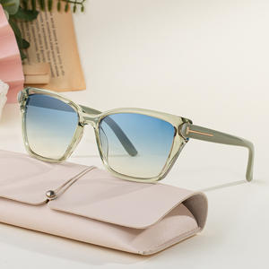 Gafas de sol Cat Eye Fy-99260 para mujer, montura negra de PC, protección UV400, estilo urbano para exteriores. - Product Image 2