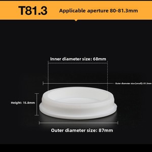 Bán buôn sản phẩm cao su <span class=keywords><strong>Silicone</strong></span> cấp thực phẩm trắng PVC Ống niêm phong mũ với dịch vụ chế biến khuôn - Product Image 4