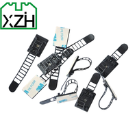 Fixateur de câble électrique en plastique avec boulon en U pour fixation de câbles, pince de serrage, organisateur et support