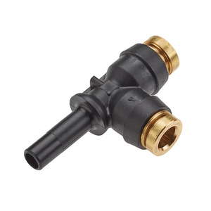 Xiangjia Machinery Brass Nylon T Connector 14mm <b>Plug</b> In For Industrial Use - Product Image 1