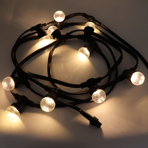<span class=keywords><strong>Guirlande</strong></span> lumineuse extensible 25m, 25 ampoules, décorative, pour fête, camping, extérieur, IP65, avec ampoules globe E27 - Product Image 2
