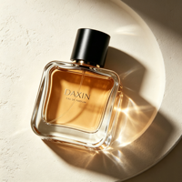 Vente en gros de flacons de parfum rectangulaires vides de luxe 30ml 50ml 100ml, flacon pulvérisateur en verre pour parfums masculins