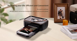 Impresora Térmica Portátil <span class=keywords><strong>Hanin</strong></span> HPRT, Resistente al Agua y al Polvo, 300DPI, Compacta, Sublimación de Tinta, CP6000, USB, Inalámbrica, para Música y Fotos - Product Image 5