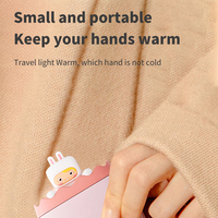 Nouveau chauffe-mains d'hiver 3600mAh USB rechargeable Power Bank Mignon Portable Mini Chauffe-mains réutilisable pour hommes femmes enfants